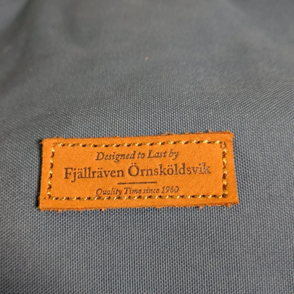 Fjallraven Foldsack No.2 Messenger Bag Cross Body Blue G-1000 Travel Work - Picture 5 of 13